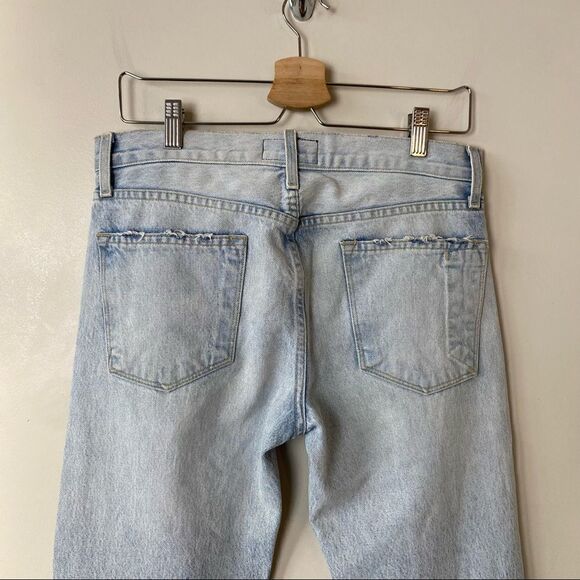 CURRENT Elliot-“The Crossover” Lightwash Straight Leg Distressed Raw Hem… - Picture 7 of 13